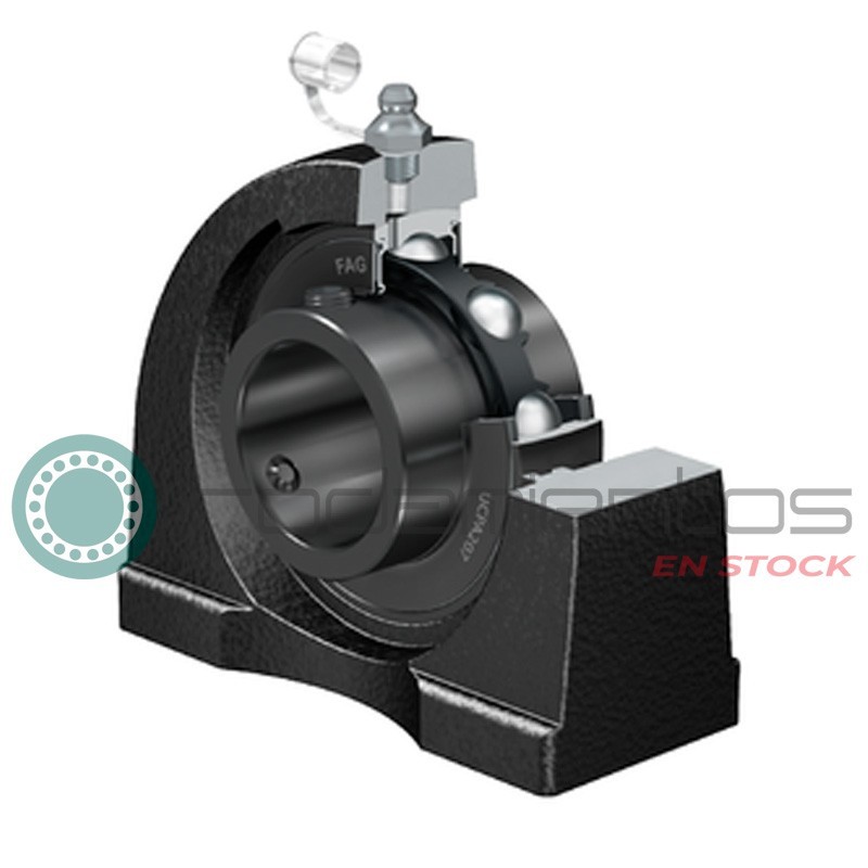 Soporte UCPA-206 con rodamiento FAG
